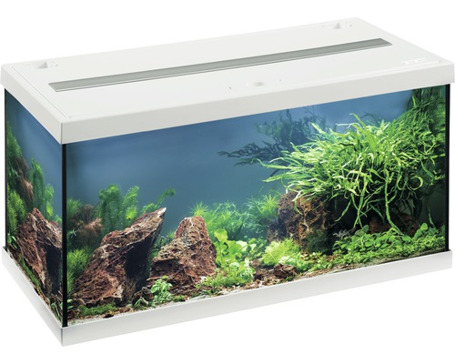 Aquarium EHEIM aquastar 54 with LED lighting, internal filter, heater, thermometer without base cabinet white
