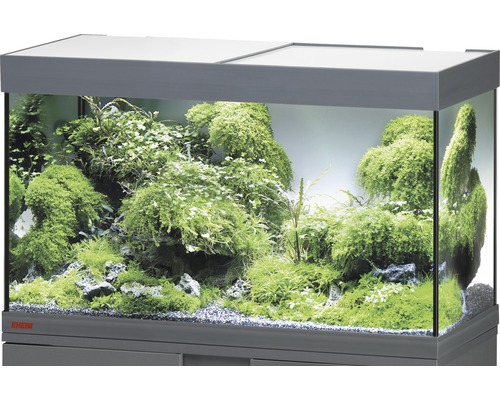 Aquarium EHEIM Vivaline 126 with LED lighting, heater, filter without cabinet anthracite