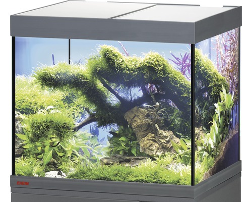Aquarium EHEIM Vivaline 150 with LED lighting, heater, filter without cabinet anthracite