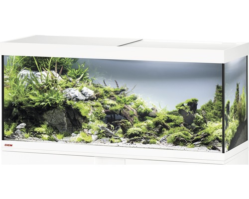 Aquarium EHEIM Vivaline 240 with LED lighting, heater, filter without cabinet white