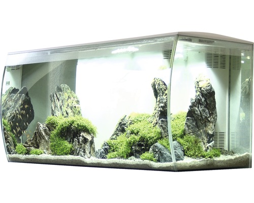 Fluval Flex 123 l aquarium including LED lighting, filter, foam base without cabinet, white