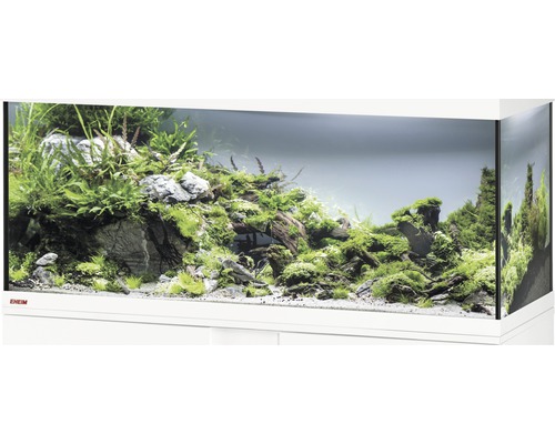 Aquarium, glass tank EHEIM GB 123 vivalineLED 240, approx. 121 x 41 x 54 cm, approx. 240 l, only with white upper cover, without lighting and other technology, without content