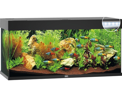 Juwel Aquarium Aquarium JUWEL Rio 180 with LED lighting, pump, filter, heater without black base cabinet