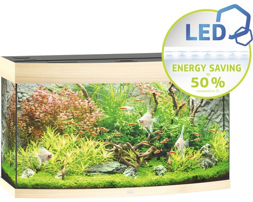Aquarium JUWEL Vision 180 with LED lighting, heater, filter without cabinet light wood