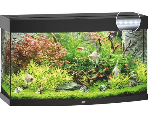 Aquarium JUWEL Vision 180 with LED lighting, heater, filter without cabinet black