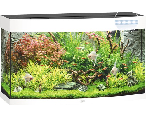 Aquarium JUWEL Vision 180 with LED lighting, heater, filter without cabinet white