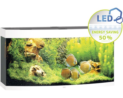 Aquarium JUWEL Vision 260 with LED lighting, heater, filter without cabinet white