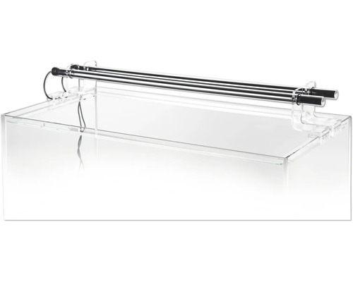Aquarium LED Holder sera AquaTank Light Set Tube Holder with 2 LED daylight sunrise 820 Acrylic glass holder for all sera Aqua Tank 80 cm