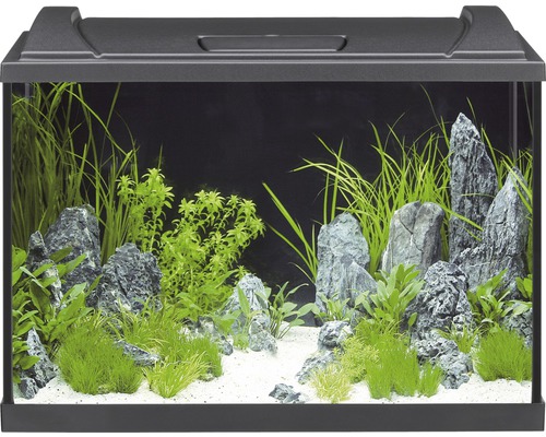 Aquarium set EHEIM aquaproLED 84 with LED lighting, filter, heater, thermometer, safety net without base cabinet black approx. 84 L 60 x 40 x 35 cm