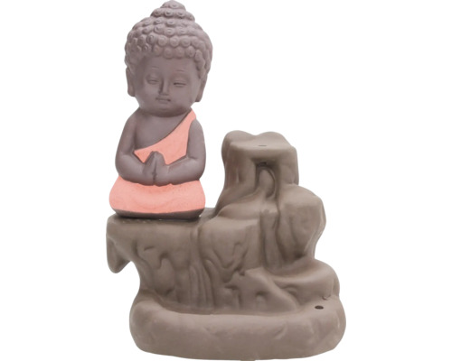 Aquarium decoration AquaParts temple figure feed the shrimp pink approx. 7 x 5.5 x 11.5 cm