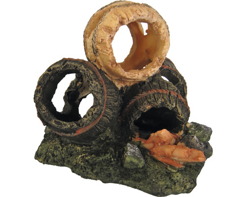 ORBIT Aquarium decoration 3 barrels small 13 x 12 x 11 cm