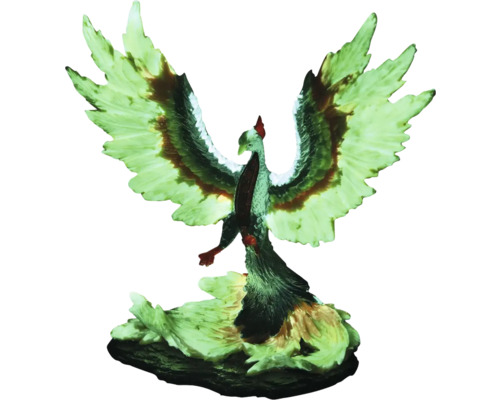 Aquarium decoration AQUA DELLA Dia de los Muertos Phoenix approx. 16.8 x 7.3 x 17.4 cm polyester resin, Halloween figure