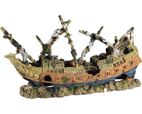 Aquarium decoration aquatlantis sunken ship large 83x27.5x43 cm