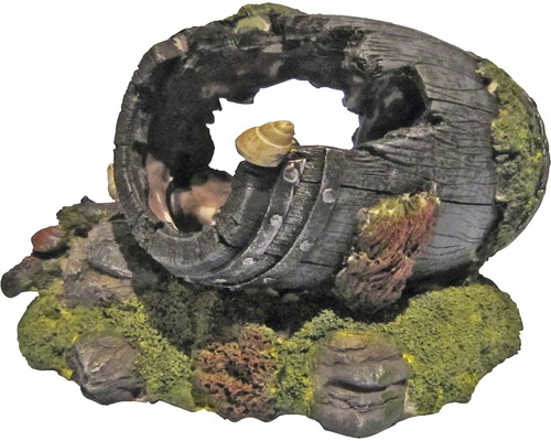 ORBIT Aquarium decoration barrel medium 17 x 11 x 10 cm