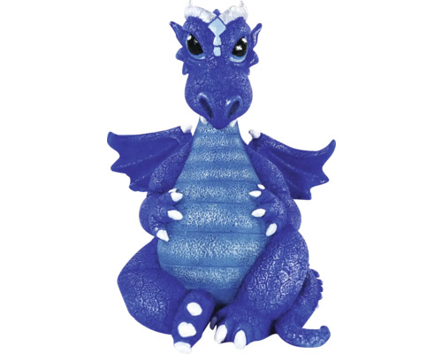 Aquarium decoration ORBIT dragon blue, approx. 10 x 7 x 9 cm, Dragon