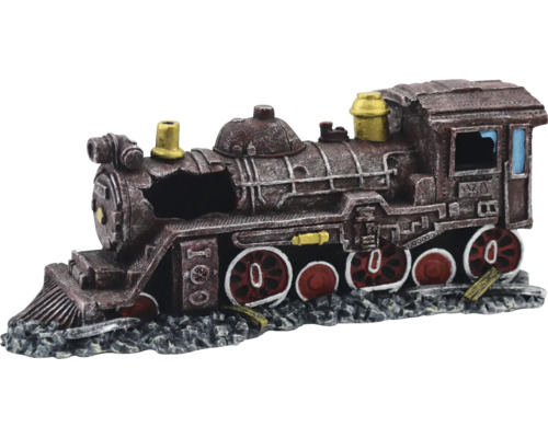 Aquarium decoration ORBIT locomotive, 17 x 6 x 7 cm