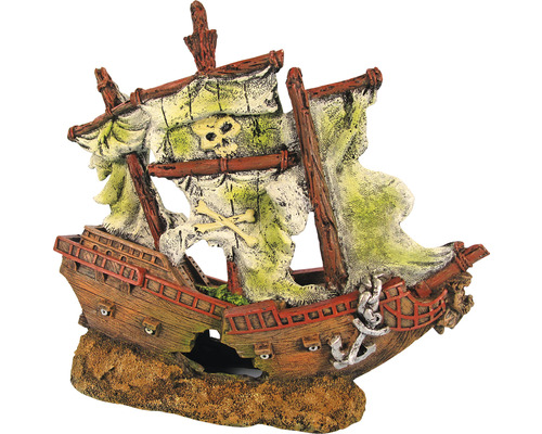 ORBIT Aquarium decoration pirate ship 23 x 9 x 23 cm