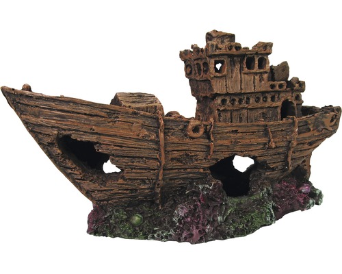 ORBIT Aquarium decoration shipwreck brown 29 cm