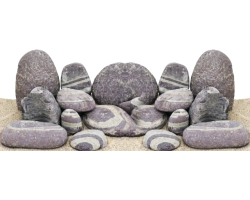 Hornbach Aquariumdekoration-Set AQUAPET Purple Cloud Steine Mix 10 Kgca. 10 - 30 cm