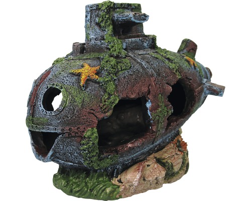 ORBIT Aquarium decoration submarine bulbous 25 x 11 x 18 cm