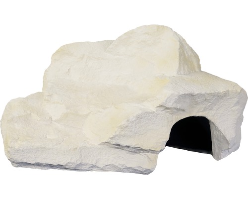 Aquarium decoration VARIOGART cave XL sandstone light