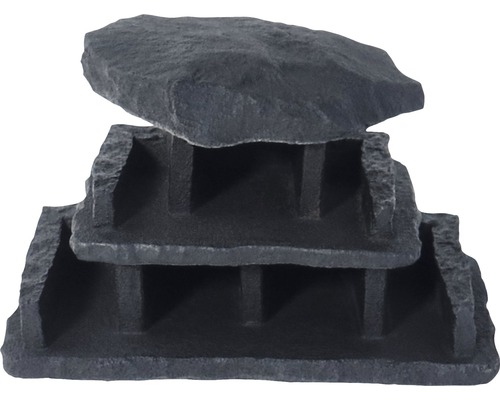 Aquarium decoration VARIOGART Hotel 1 slate anthracite