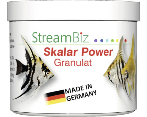 Aquarium fish food StreamBiz Scalar Power Granules - M 80 g