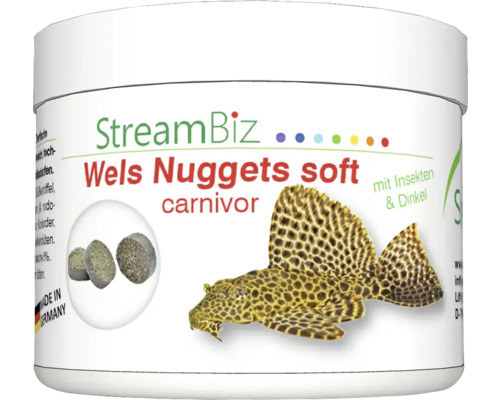 Aquarium fish food StreamBiz Catfish Nuggets Soft Carnivor 250 g