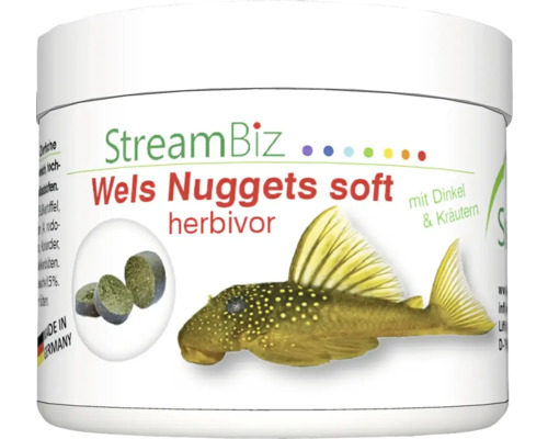 Aquarium fish food StreamBiz Catfish Nuggets Soft Herbivor 250 g