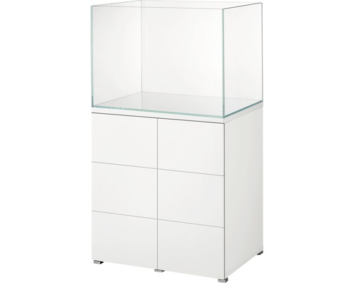 Aquarium combination EHEIM Proxima scape 175 with white base cabinet