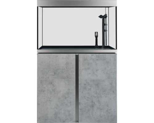 Aquarium combination Fluval Siena 272 with LED lighting, heater, external filter and base cabinet 272 l concrete 90 x 55 x 128 cm