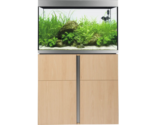 Aquarium combination Fluval Siena 272 with LED lighting, heater, external filter and base cabinet 272 l beech 90 x 55 x 128 cm
