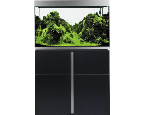Aquarium combination Fluval Siena 272 with LED lighting, heater, external filter and base cabinet 272 l black 90 x 55 x 128 cm