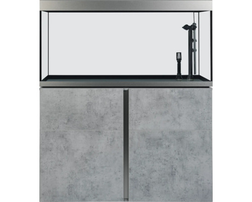 Aquarium combination Fluval Siena 332 with LED lighting, heater, external filter and base cabinet 332 l concrete 110 x 55 x 128 cm