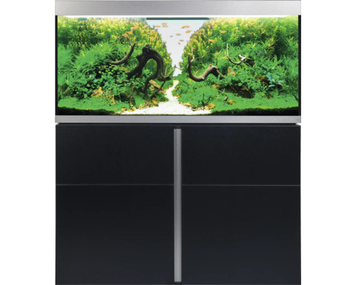 Aquarium combination Fluval Siena 332 with LED lighting, heater, external filter and base cabinet 332 l black 110 x 55 x 128 cm