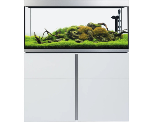 Aquarium combination Fluval Siena 332 with LED lighting, heater, external filter and base cabinet 332 l white 110 x 55 x 128 cm