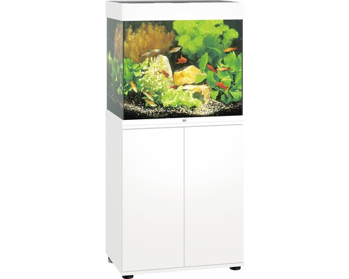 Juwel Aquarium Aquarium combination JUWEL Lido 120 SBX with LED lighting, heater, filter and white base cabinet