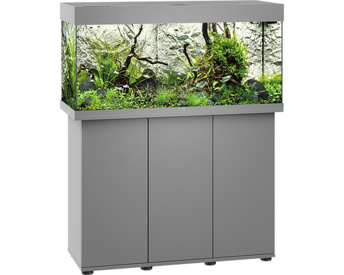 Juwel Aquarium Aquarium combination Juwel Rio 180 LED SBX with LED lighting, heater, filter and base cabinet gray