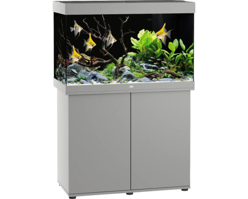 JUWEL Rio 290 SBX aquarium combination with LED lighting, heater, filter and grey cabinet, approx. 101 x 51 x 146 cm, approx. 290 L