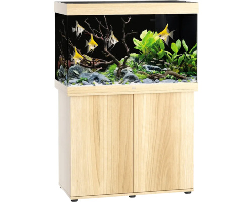 JUWEL Rio 290 SBX aquarium combination with LED lighting, heater, filter and light wood cabinet, approx. 101 x 51 x 146 cm, approx. 290 L