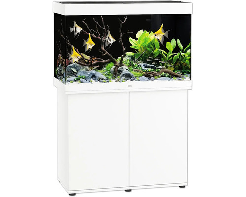 JUWEL Rio 290 SBX aquarium combination with LED lighting, heater, filter and cabinet, white, approx. 101 x 51 x 146 cm, approx. 290 L