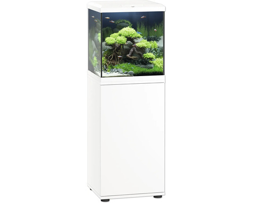 JUWEL Vio Cube 54 aquarium combination including LED lighting, heater, filter and cabinet SBX Vio Cube 54, white