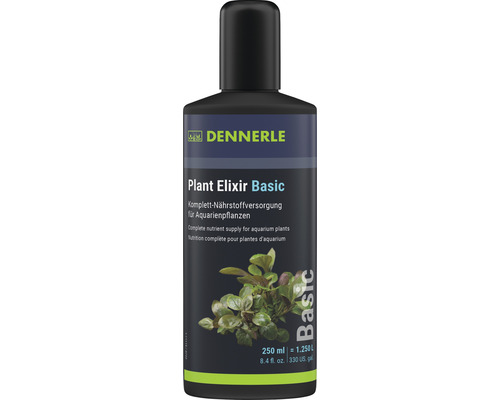 Dennerle Plant Elixir Basic aquarium plant fertilizer, 250ml liquid
