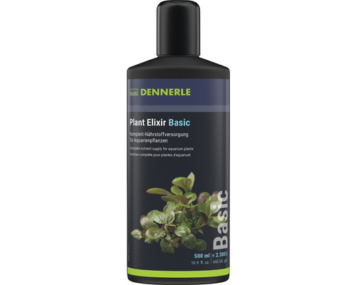 Dennerle Plant Elixir Basic aquarium plant fertilizer, 500ml liquid