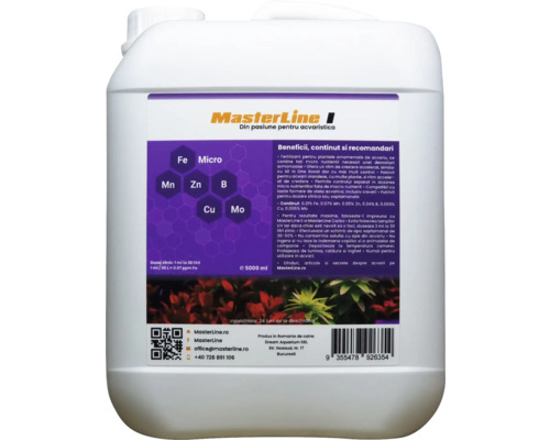 MasterLine I Aquarium Plant Fertilizer 5000 ml Micronutrient Combination Fertilizer
