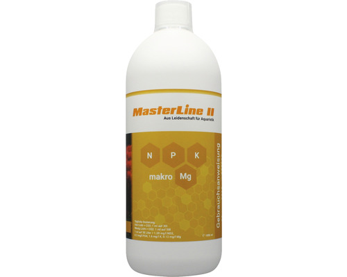 MasterLine II 1000 ml macronutrient combination fertilizer for aquarium plants