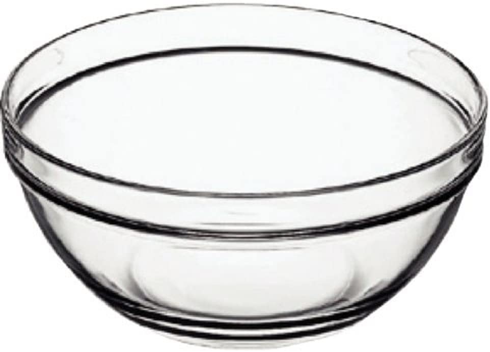 Arcoroc ARC 10029 Empilable Bowl, Stacking Bowl, Bowl, 29 cm, 5.6 Litres, Glass, Transparent, 1 Piece