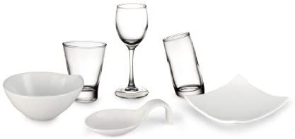 Arcoroc Petites Bouchées Aperitif Set, White, 14