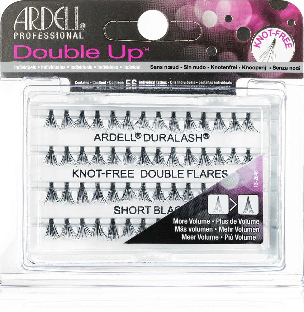 Ardell Double Up knotless bundles with self-adhesive lashes