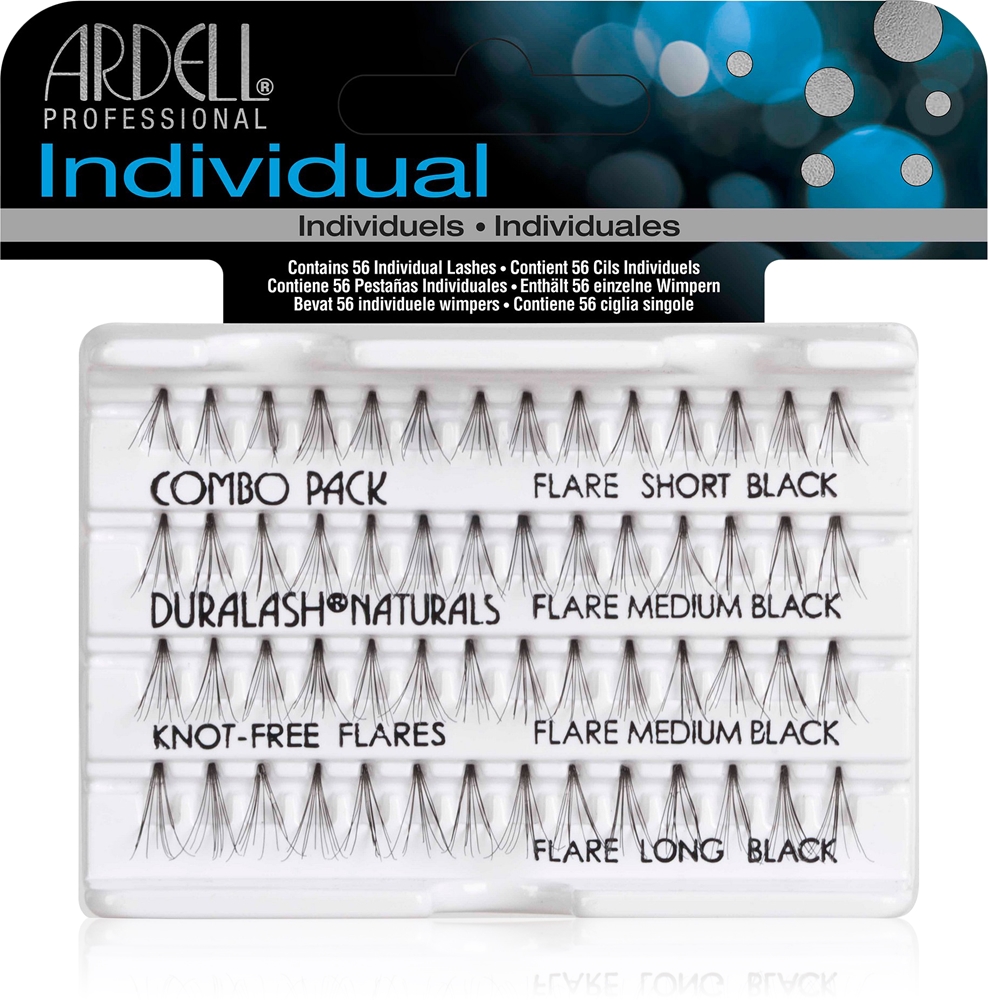Ardell Individuals Combo Pack knot-free bundles with self-adhesive lashes